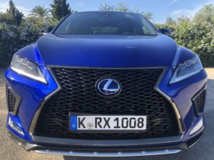 Lexus Rx Hybrid 2020 muso primo piano