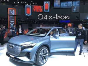 Audi Q4 e-tron prototipo salone ginevra 2019