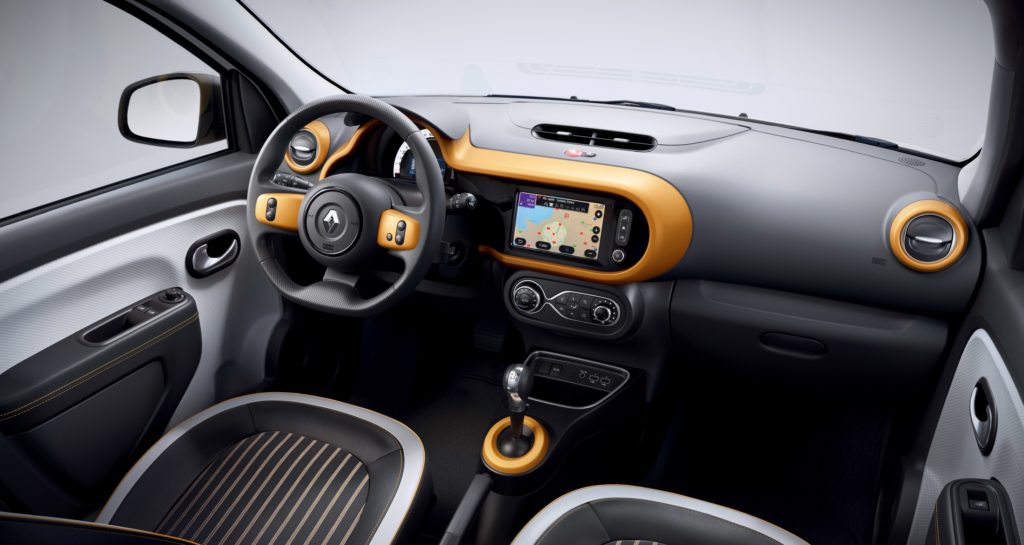 Renault Twingo elettrica interni