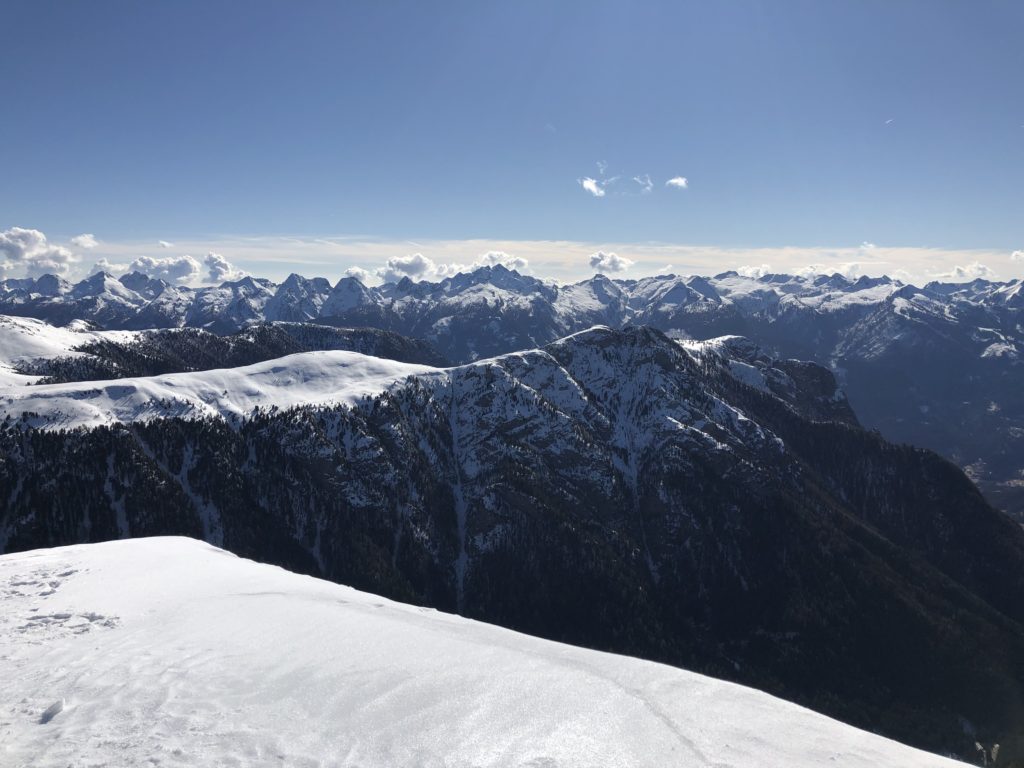 Paesaggio montagna neve