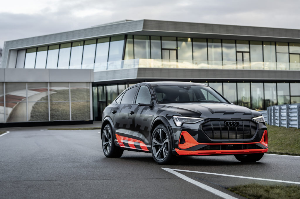 Audi e-tron s sportback fronte